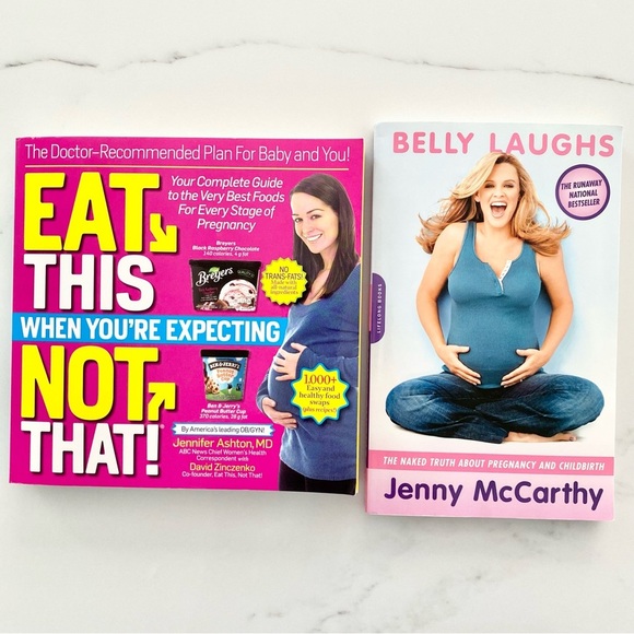 Expecting Pregnancy Guide Book Set- Jenny McCarthy & Jennifer Ashton - Picture 1 of 5